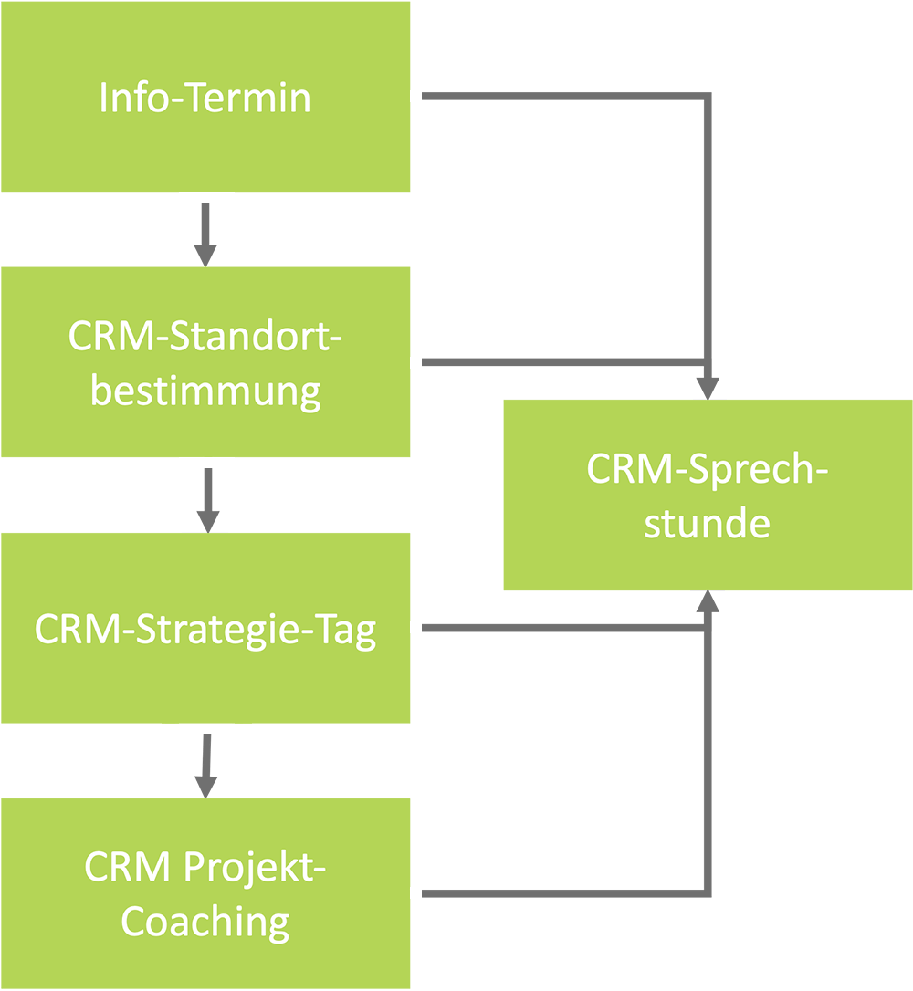 Diagramm CRM einfach machen Martina Hölscher